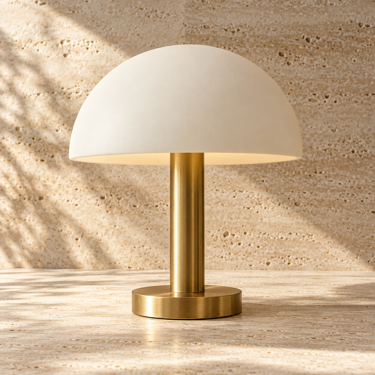 Mushroom table lamp from the demo store